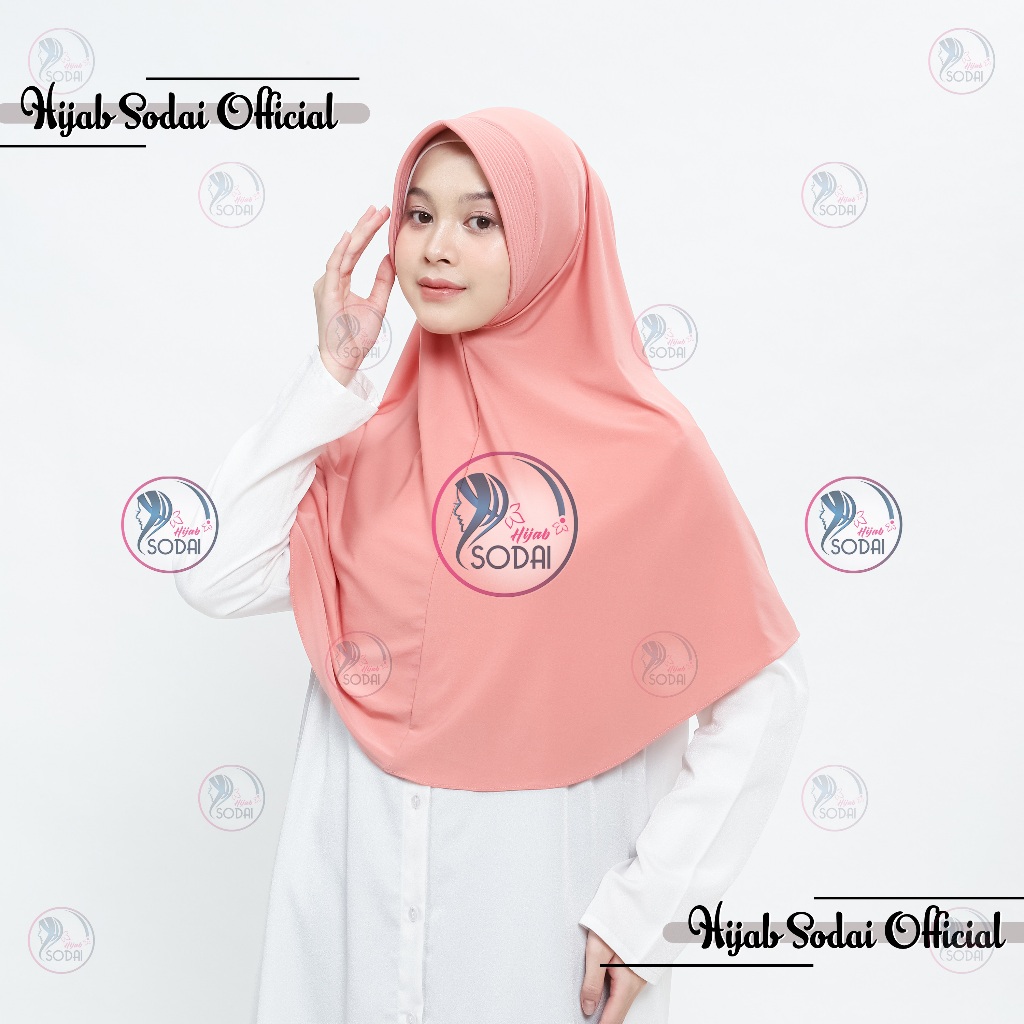 Hijab Bergo Hamidah Jersey Ukuran L