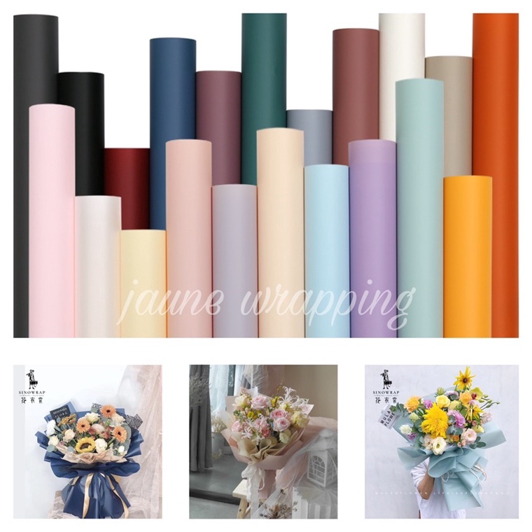 

Murah Irit 1PAK2LEMBAR JAA Kertas Buket Bunga Flower Wrapping Paper Cellophane