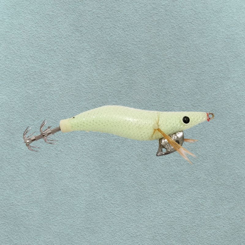 COD Umpan Pancing Cumi Lure Luminous Shrimp Bait Yo Zuri