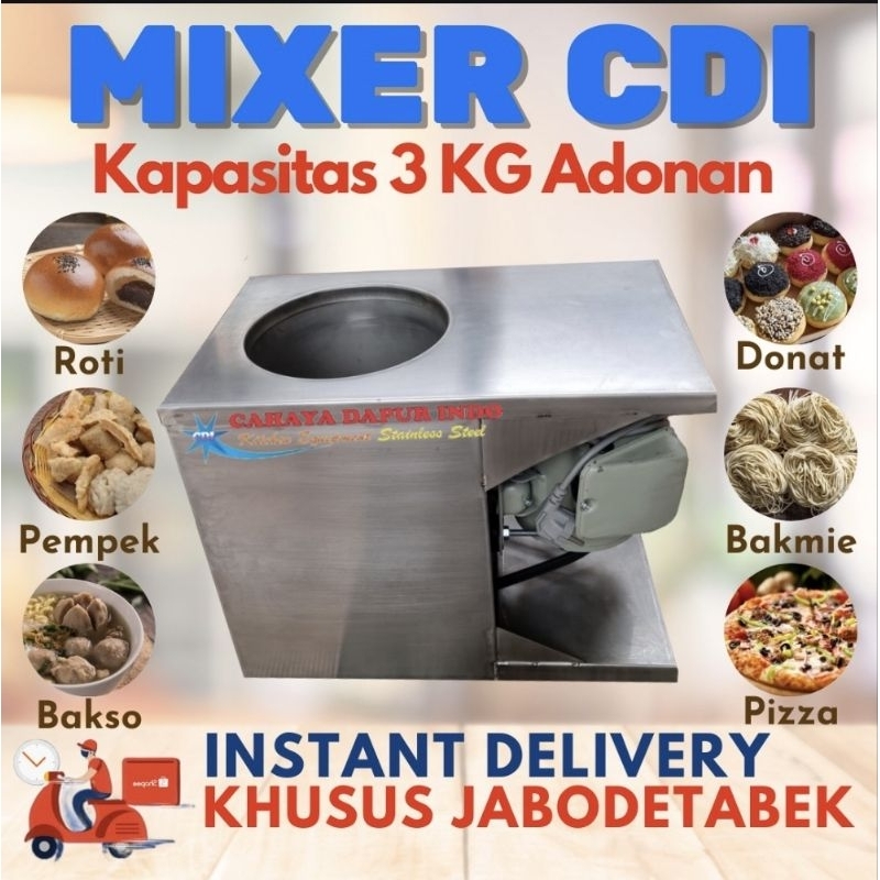 Mixer Roti Cdi /Mesin Roti Cdi /Cdi Mixer /Mixer Rakitan Cdi /Mixer Donat /Mixer Pao /Mixer Bakpau