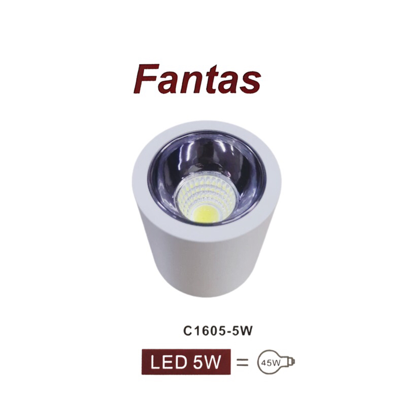 Lampu Downlight Outbow Led 5 watt/Fantas Led downlight mini C1605