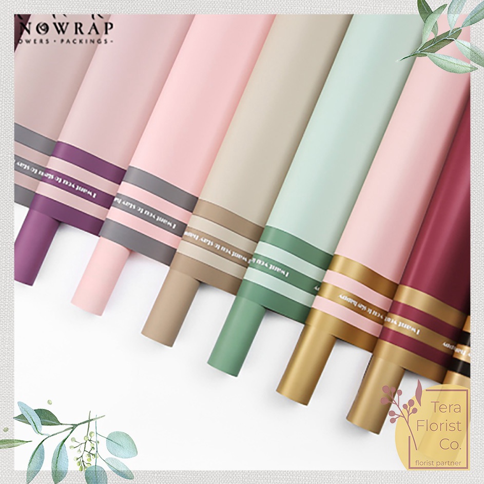

Kejar Untung 2 Lembar Cellophane Triple Striped Frame Bouquet Bingkai Jelly Film List Kertas Buket Korea Bunga Flower Wrapping Paper Varian Color