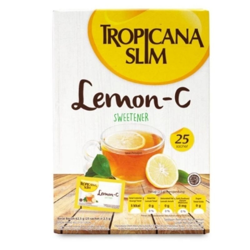 

Tropicana Slim Sweetener Lemon-C pengganti Gula