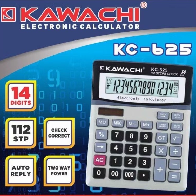 

KALKULATOR 14 DIGIT KC 625 KAWACHI