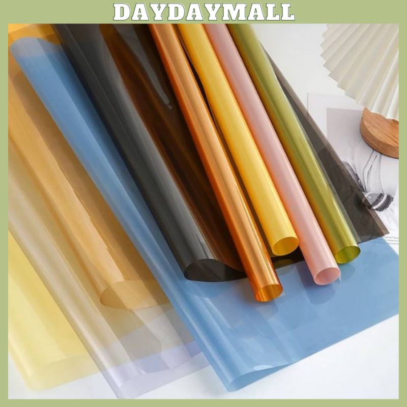 

Flower Wrapping Paper Kertas Buket Bunga Polos Transparan Bening Cellophane Waterproof 6088