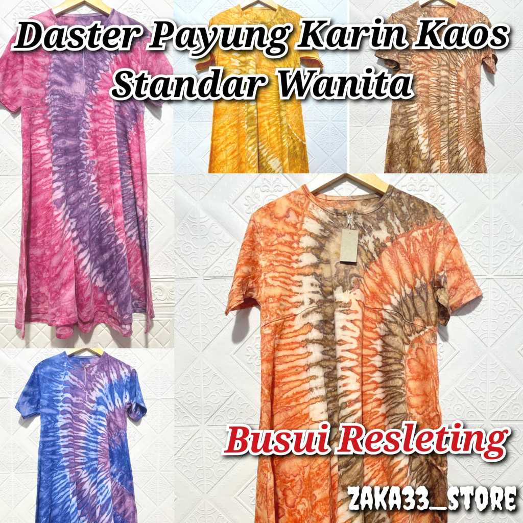 DASTER PAYUNG BAJU WANITA KAOS BUSUI RESLETING SELUTUT BAHAN KAOS MUSIM DINGIN MUSIM PANAS Cantik Ib