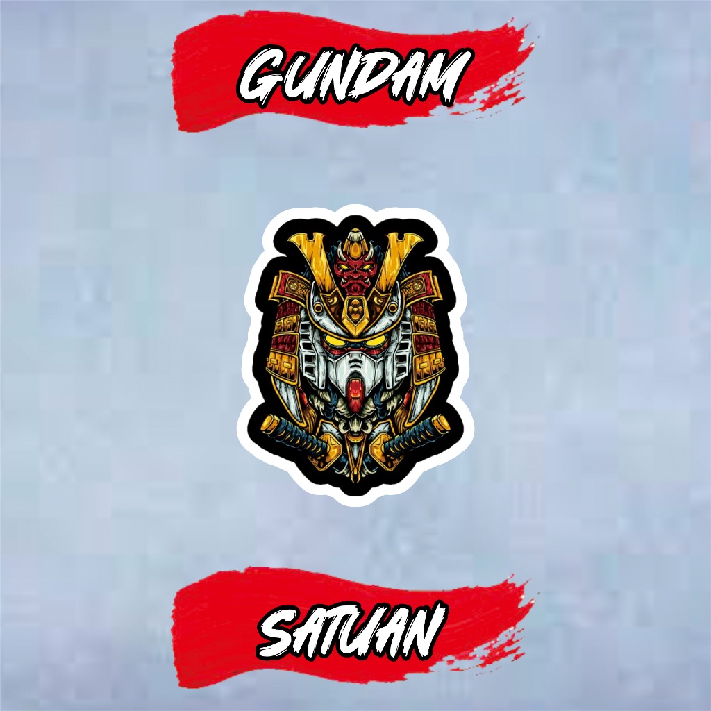 

sticker Gundam Satuan ( Laptop, Helm, Case, Scrapbook, tumblr, dll )