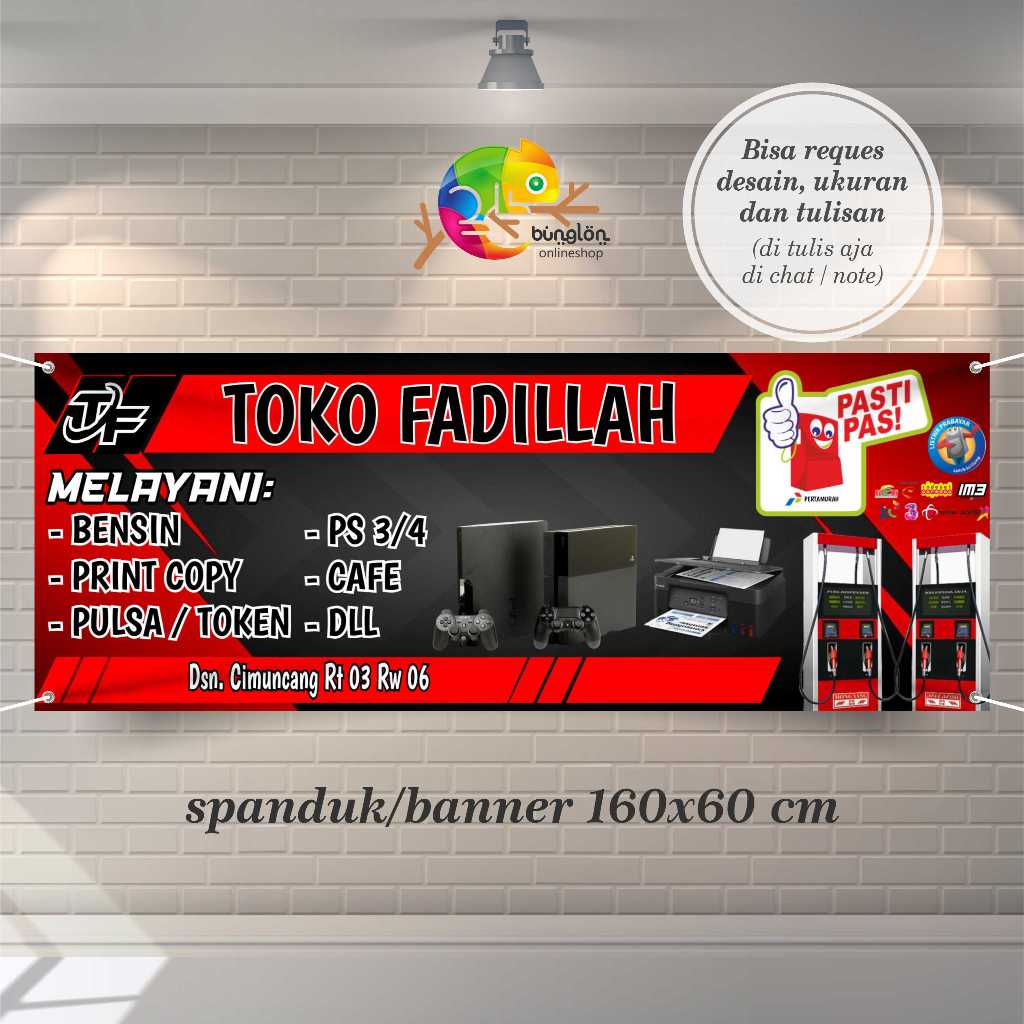 Cetak Spanduk Banner Toko Fotocopy