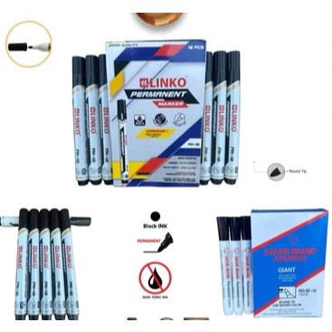 

Spidol Permanent Marker Permanen Tahan Air Warna Tinta Hitam
