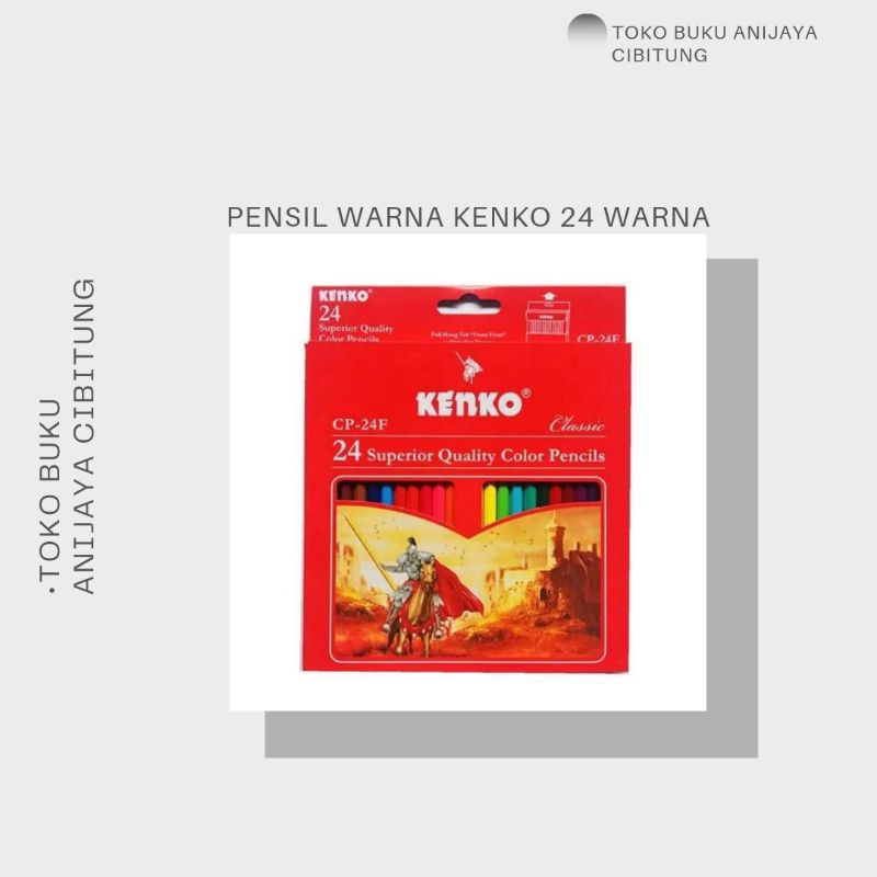 

PENSIL WARNA KENKO CP-24F/SPR / PENSIL WARNA BERKUALITAS (PER SET)