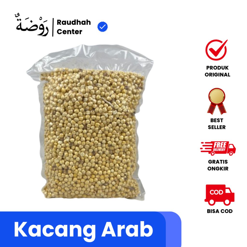 

Kacang Arab 1kg Kemasan Vacum Kualitas Terjaga