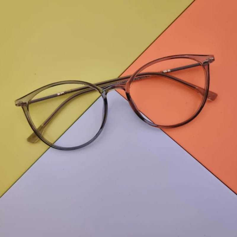 Kacamata Minus Anti Patah 8159 Bahan Lentur Stylish Pria dan Wanita | Kacamata Anti Radiasi Photocro