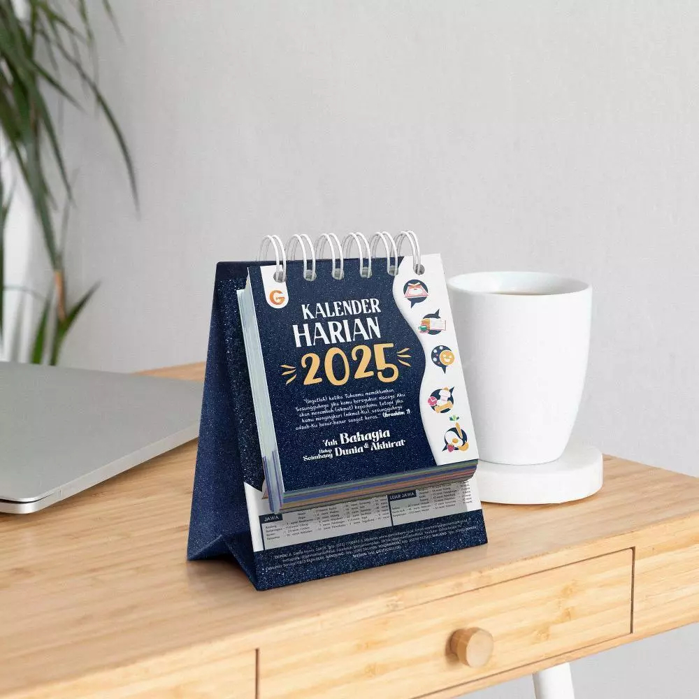 

Kalender Harian Muslim 2025 - Kalender Meja 2025 Daily Desk Calendar Kalender 2025