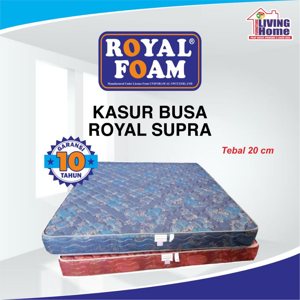 Kasur Busa Kesehatan Royal SUPRA Bergaransi 10 Tahun