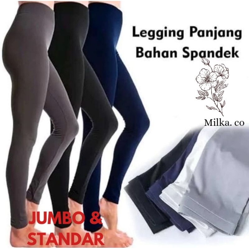 LEGGING PANJANG STANDAR/JUMBO BB 35 KG SAMPAI 90 KG BAHAN SPANDEK LICIN