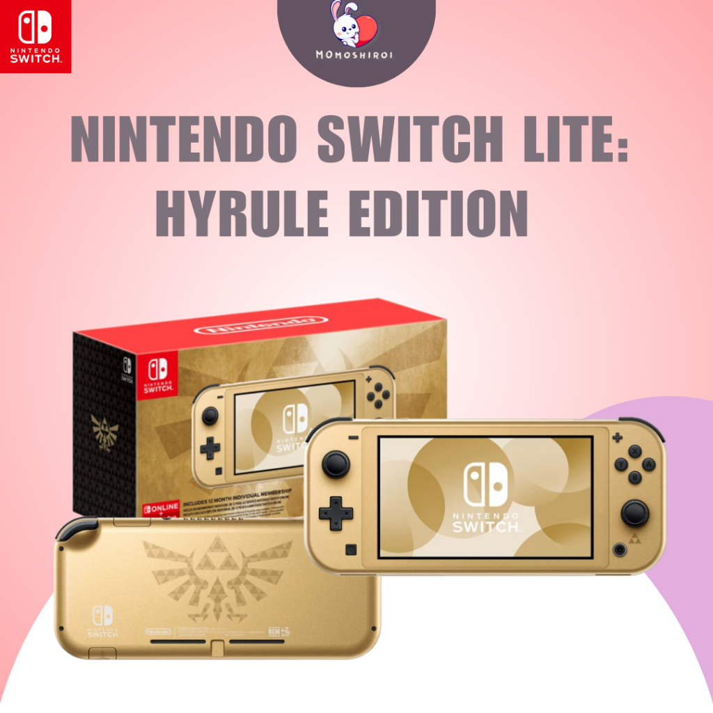 Nintendo Switch Lite Hyrule Zelda Gold Edition
