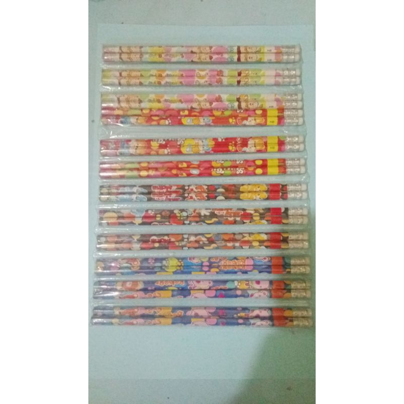 

pensil karakter lucu harga 10000 isi (12pcs)