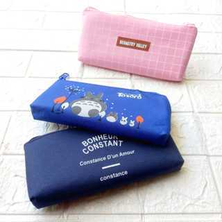 

Tempat Pensil Pouch Zipper Bag Medium Serbaguna Bahan Dinir Motif Remaja