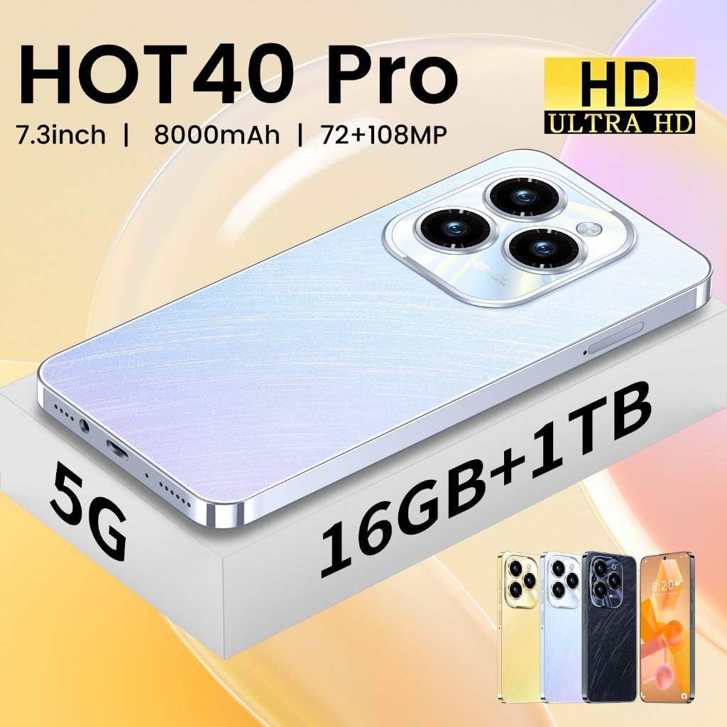 [COD 2024] INFINIX HOT 40 PRO Memori Ekstra Besar 8GB/256GB dan HOT 40 I 8/256GB 100% Ponsel Asli Ba