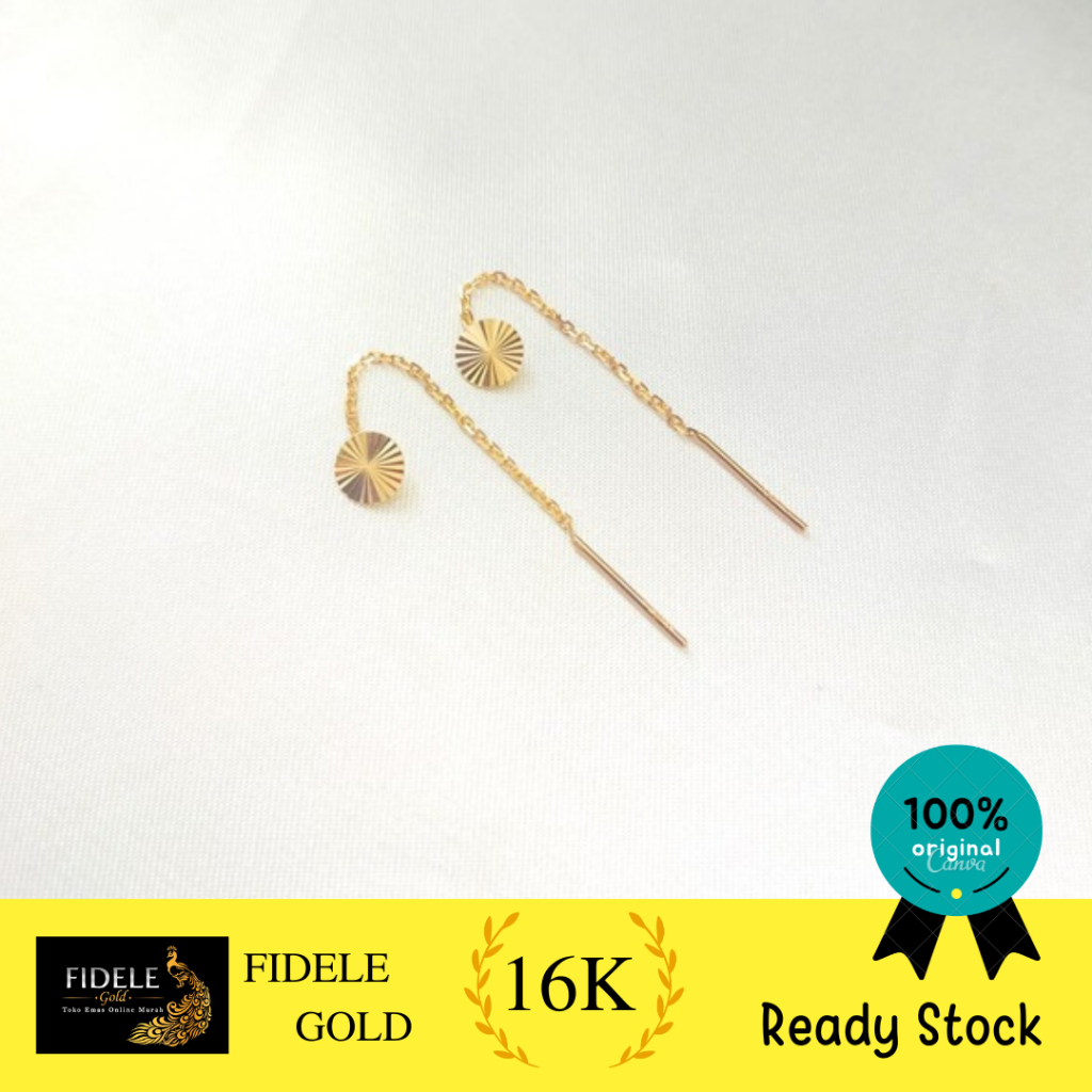 Anting fashion tlusup emas 700 16k hwt fashion