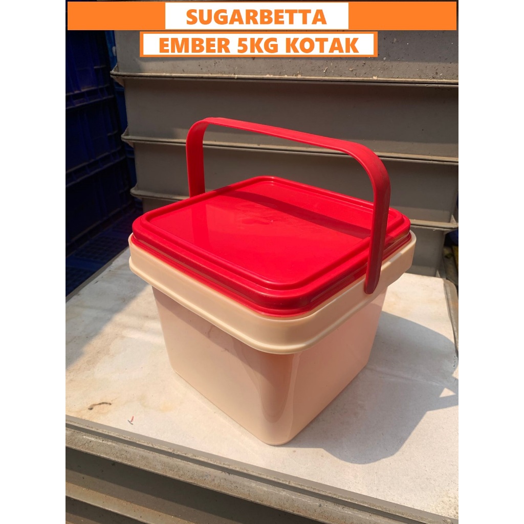 Ember bekas es krim 5kg plastik bekas Kotak plus tutup siap pakai