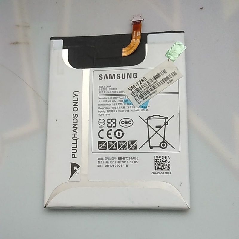 BATERAI samsung sm-T285 cabutan