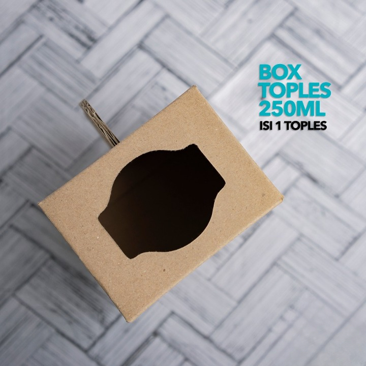 

10 Pcs Box Kemasan Packaging Toples Jinjing Isi 1 Hampers Kue Kering Cikelat Polos Ukuran 10 x 10 x 7,5cm