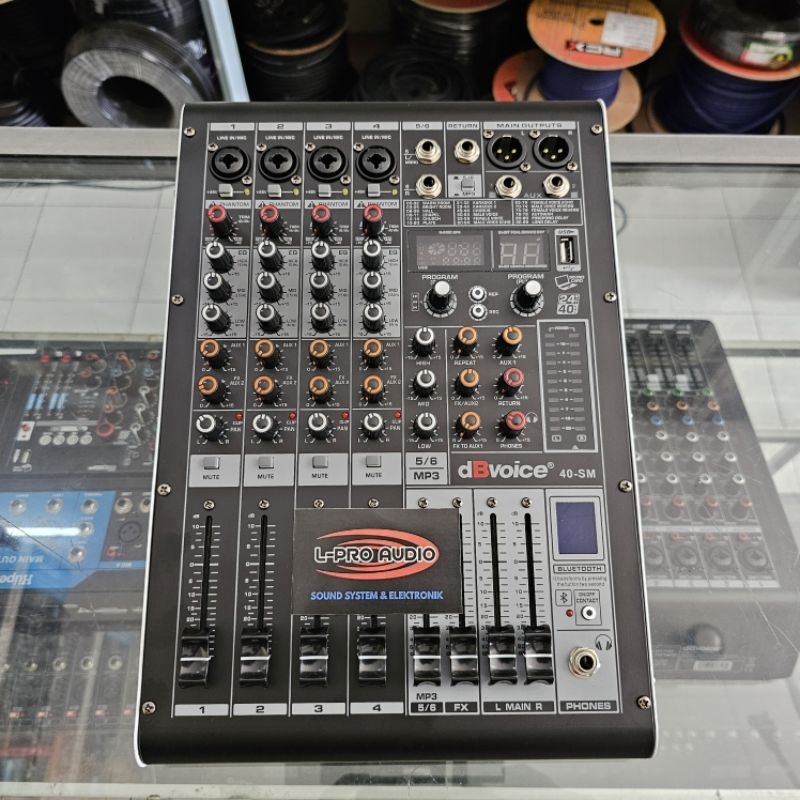 Mixer DB VOICE 40SM Original ASLI mixer 6 chanel dbvoice 40-sm