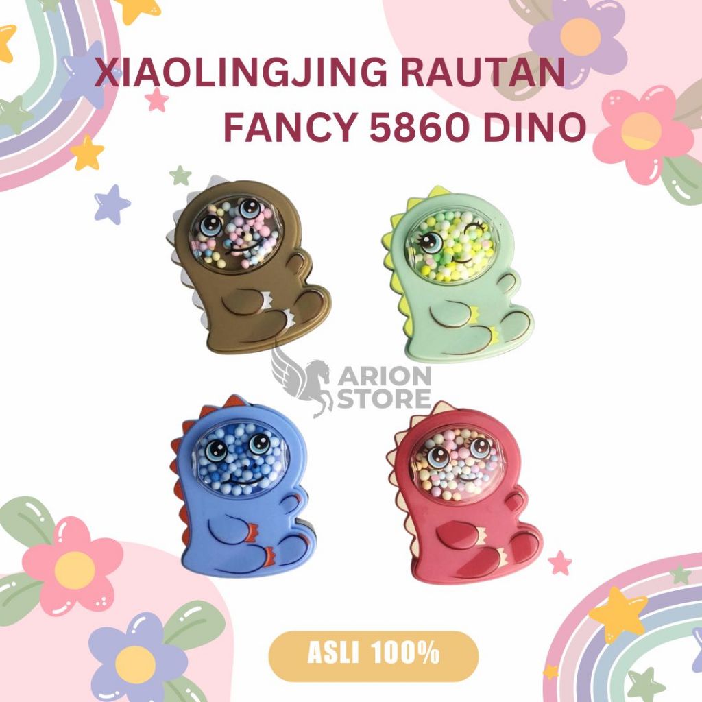 

[ARION STORE] FANCY RAUTAN PENSIL DINOSAURUS / SHARPENER XIAOLINGJING 5860 [PCS]