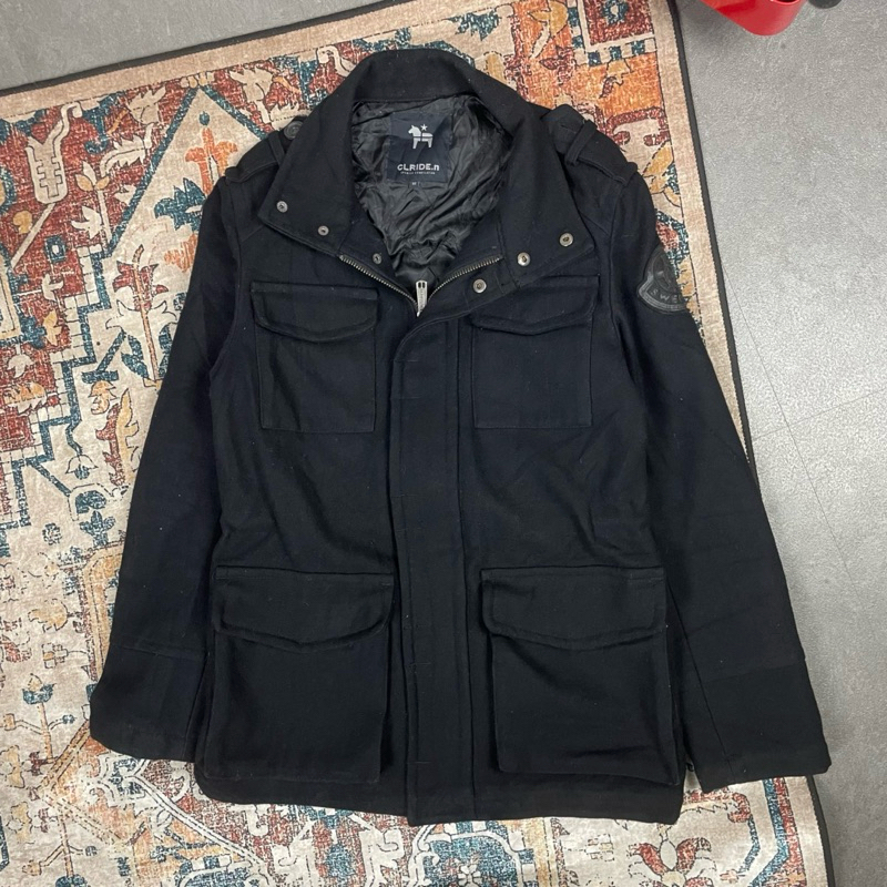 clride.n woll parka jacket