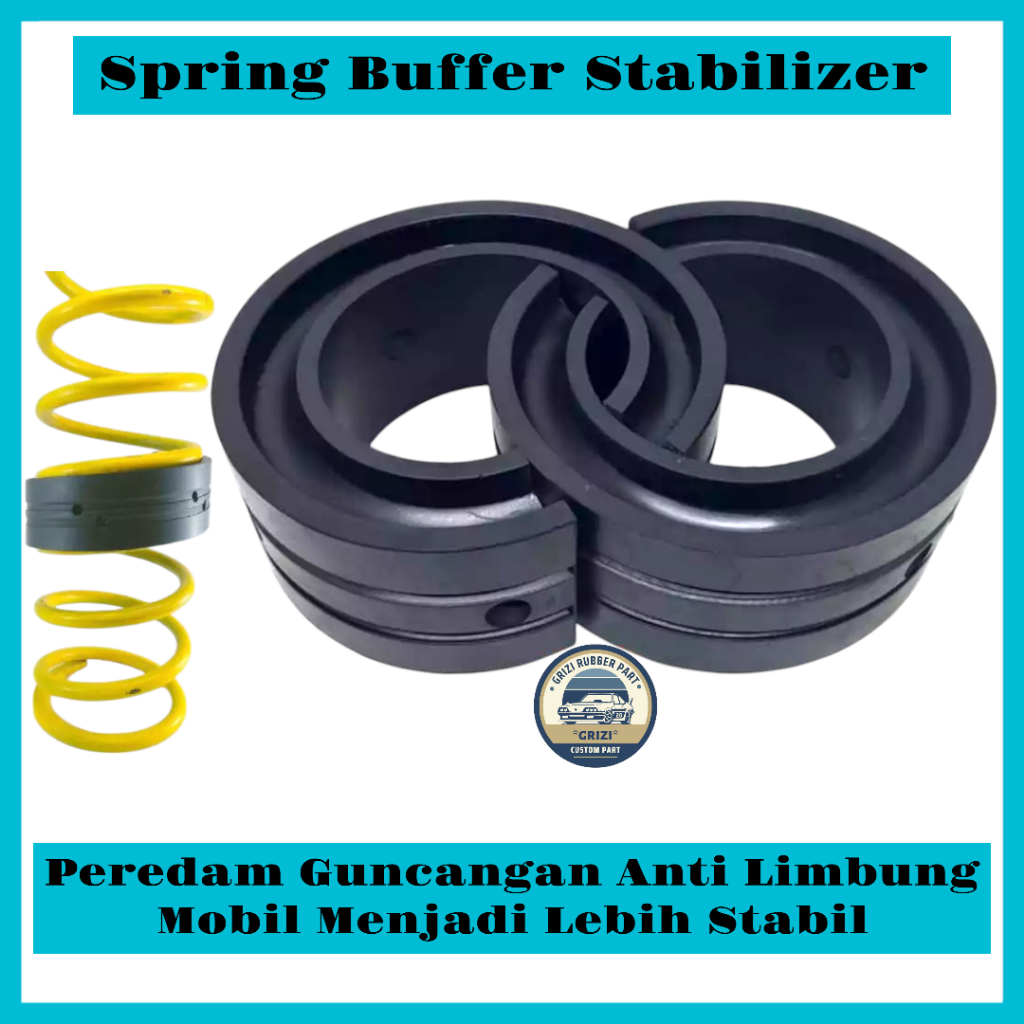 Karet Damper Dumper Shock Per Spring Buffer Stabilizer Belakang BMW 325 E46 1Set(2Pcs) (SB03)
