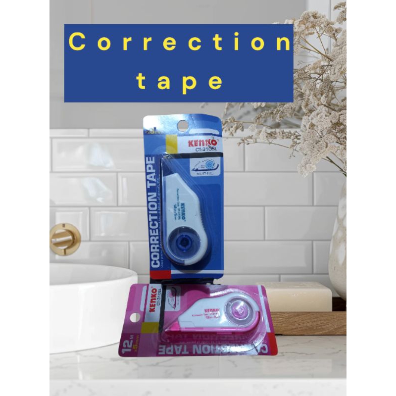 

correction tape tipe x rol/krtas.( KENKO)CT310SL 12MX5mm/ PCS