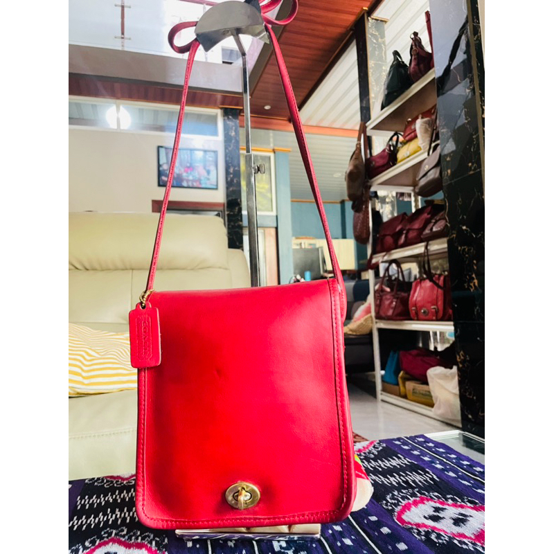Coach Vintage Crossbody Bag Kulit Tunggal