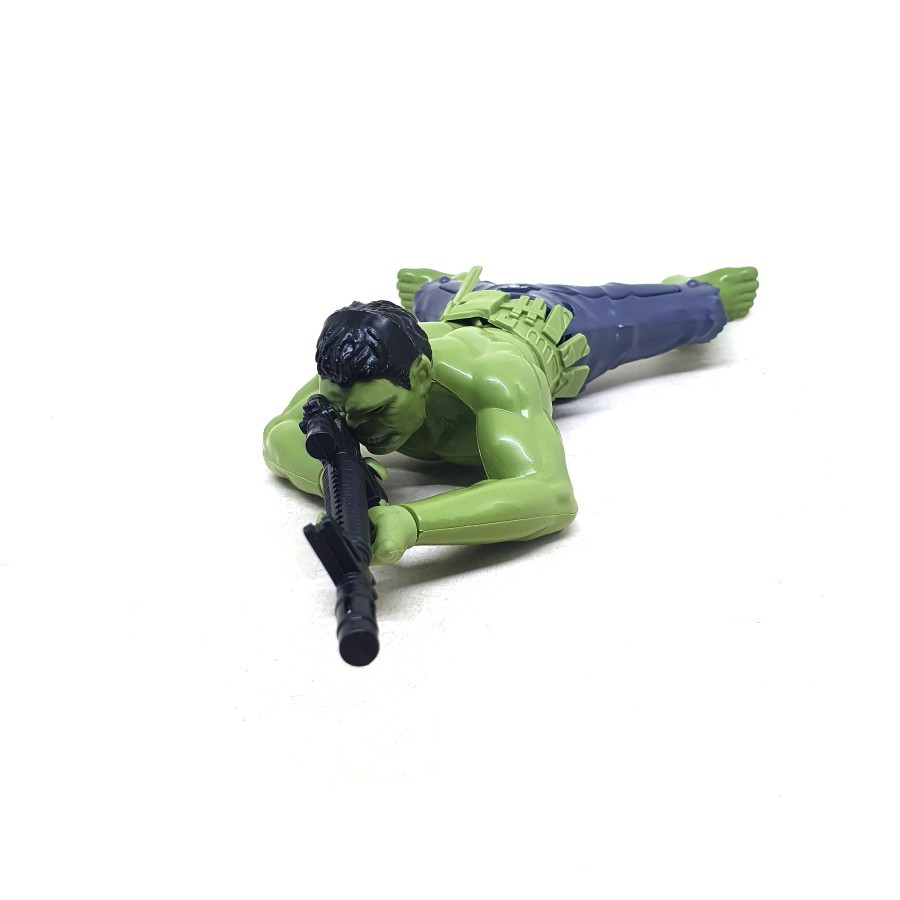 Mainan Robot Avengers Captain / Spiderman / Tentara Jalan Merangkak Batterry Operated