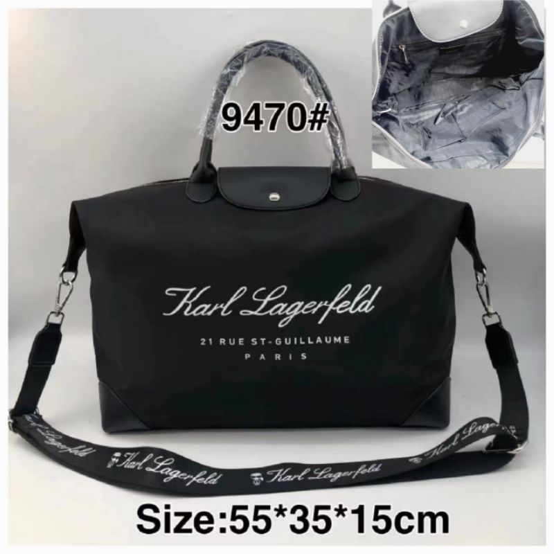 Travel Bag Parasut Tas Travel / Gym Pria Wanita K4rl *9470