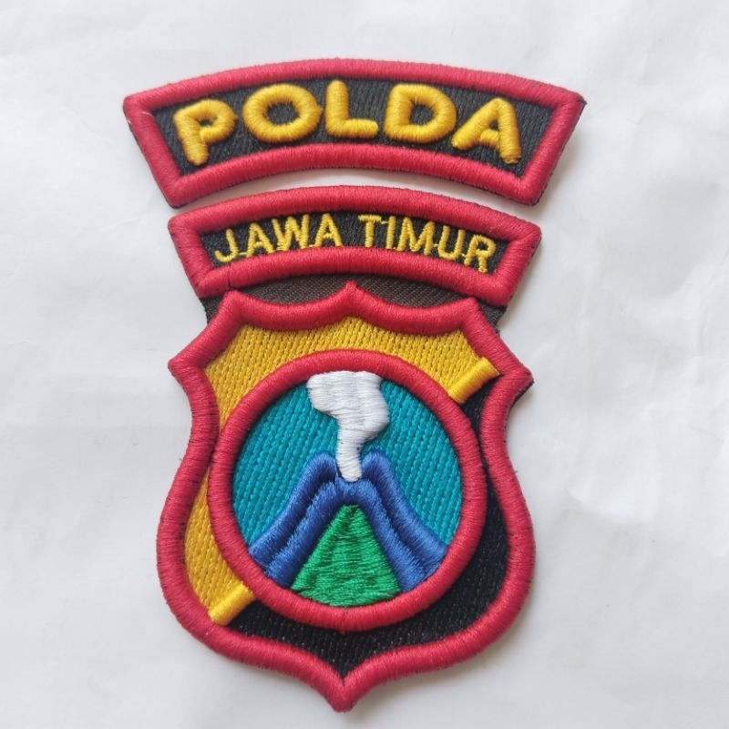 Bet Polda Jawa Timur /Jatim Bordir Timbul