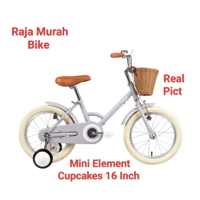 Sepeda Anak Perempuan Mini 16 Inch Element Cupcakes Sepeda Anak Mini Element Cupcakes 16 Inch