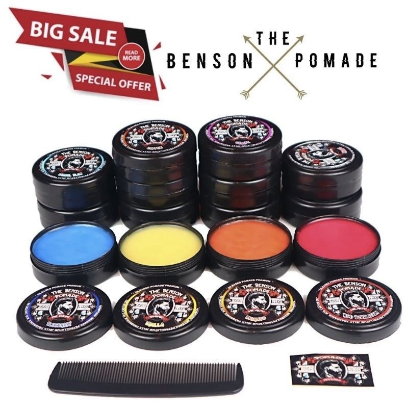 Pomade Benson Oil Based | Pomade Rasa Aroma