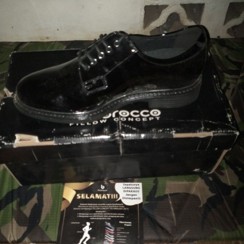 sepatu PDH bocoroco TNI AL