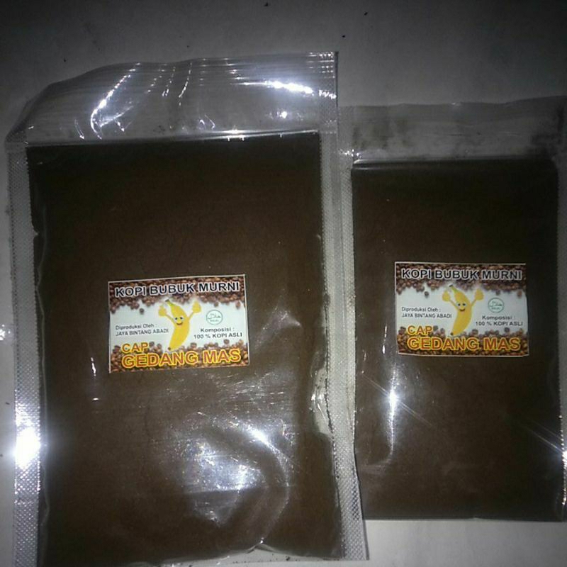 

kopi bubuk hitam asli