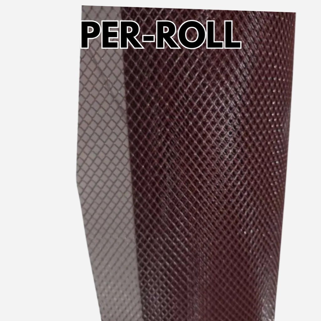 PER-ROLL Kawat Nyamuk Nylon Coklat Insect Net jaring Jendela Kain Strimin Kasa Anti Serangga Ventila