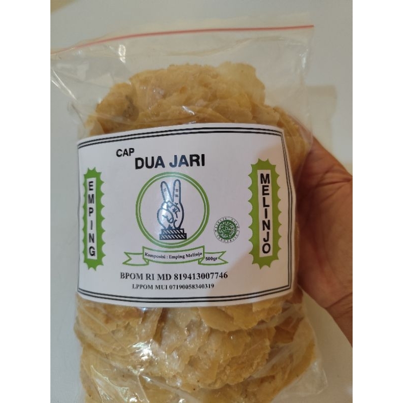 

Emping 500 gr/Cap Dua Jari
