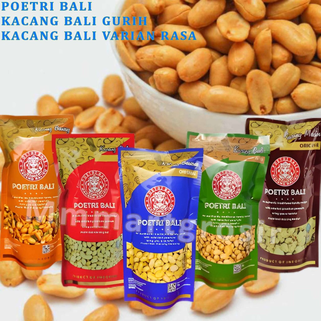 

Poetri Bali / Bali Kacang Gurih & Manis / Kacang Bali Aneka Rasa / 75gr