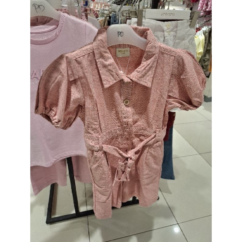 Pito Dito Baju Jumpsuit Anak Perempuan Polos Original