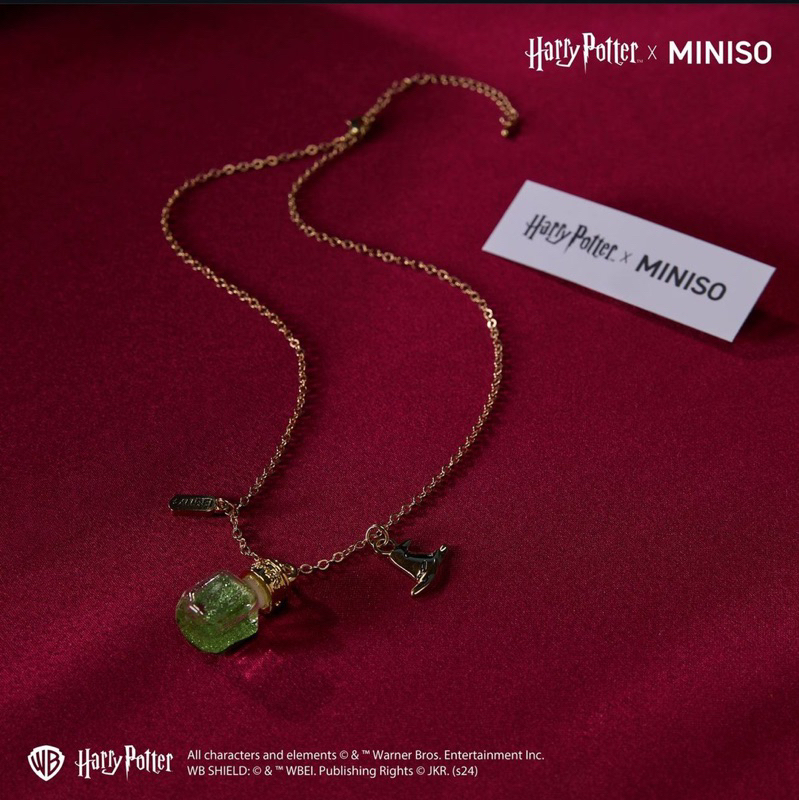 harry potter x miniso polyjuice potion necklace / kalung ready stock