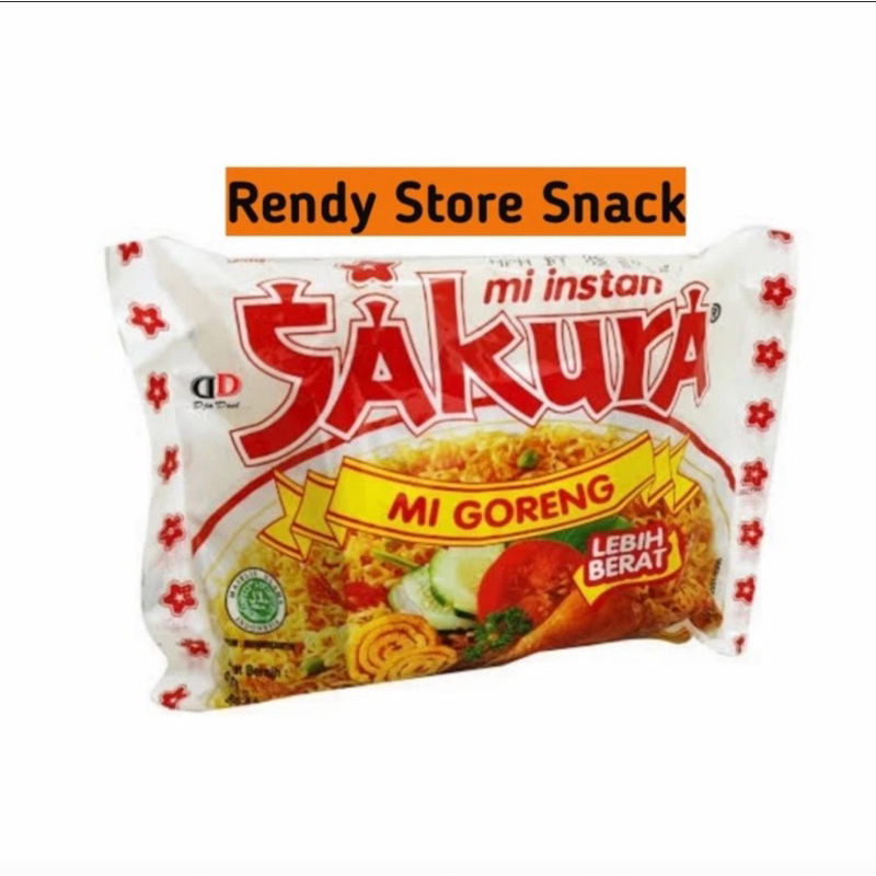 

Mie sakura goreng 60gr/bks/satuan/pcs