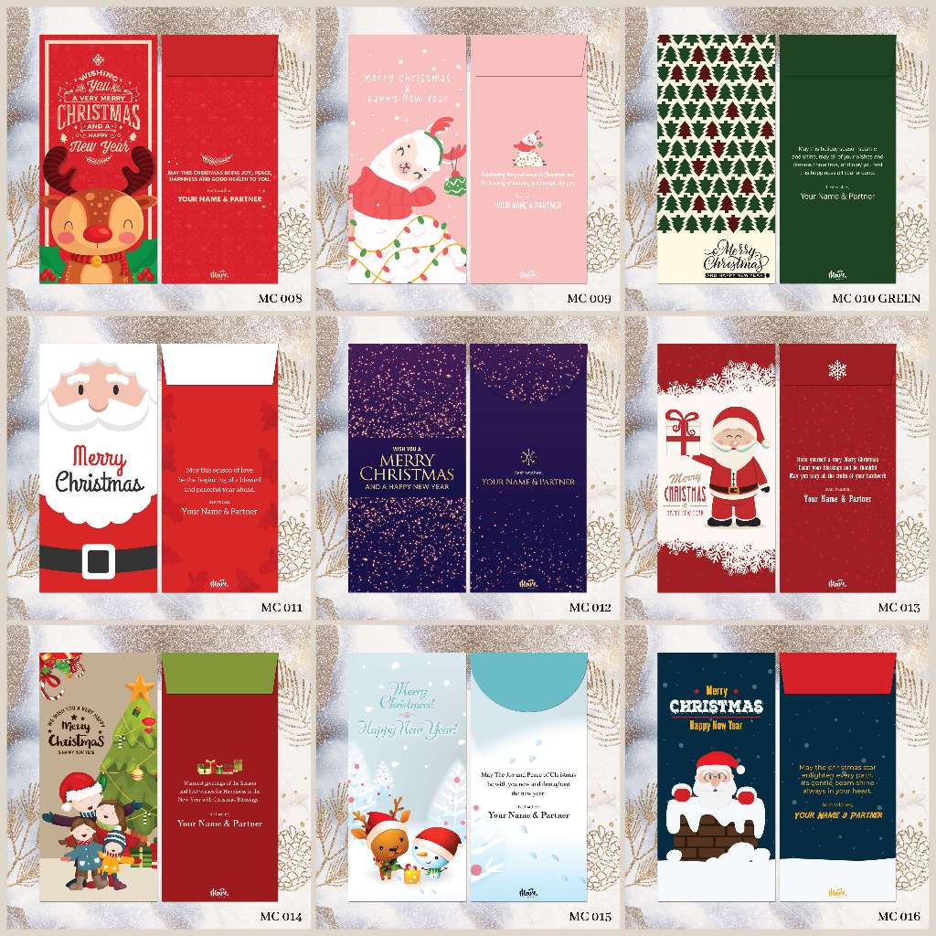 

Custom Order - Angpao Natal | Christmas Angpao | Amplop Sumbangan | THR (Moire MC Collection 2)