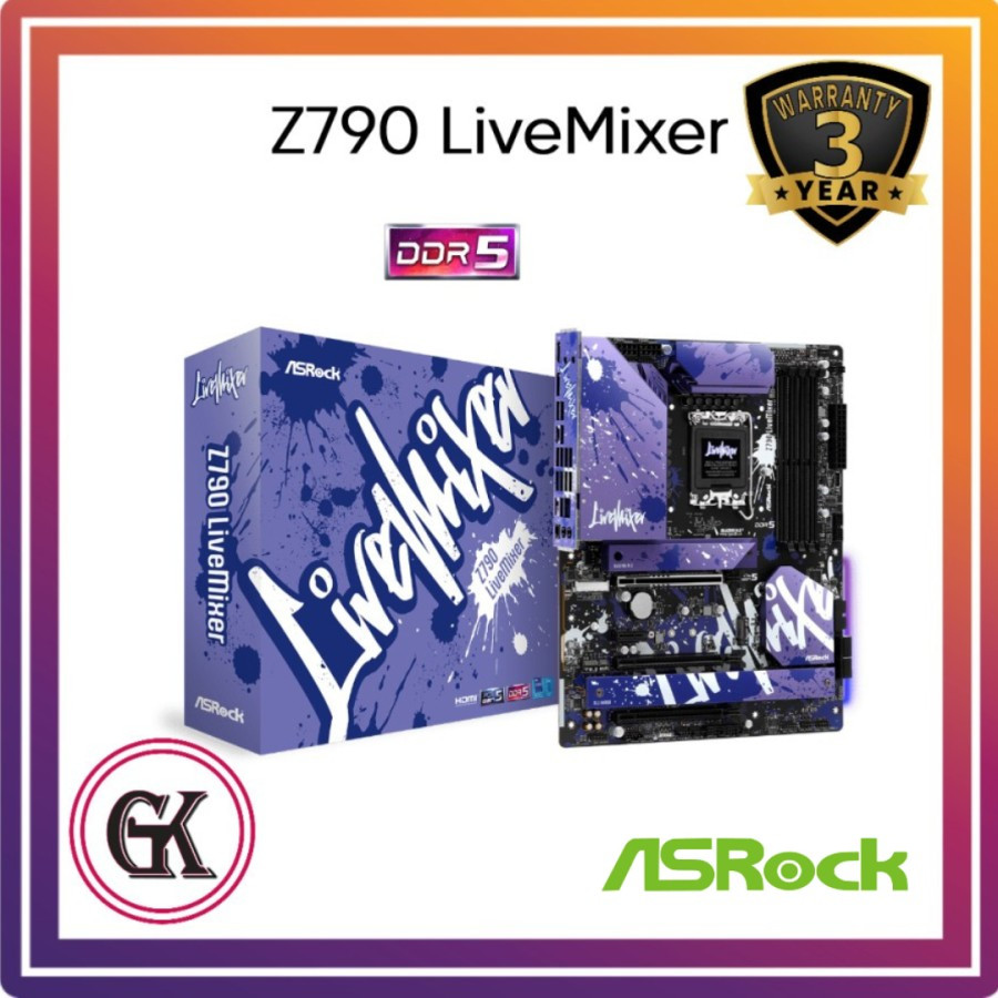 ASROCK Z790 LIVEMIXER ( LGA1700 / Z790 / DDR5 )