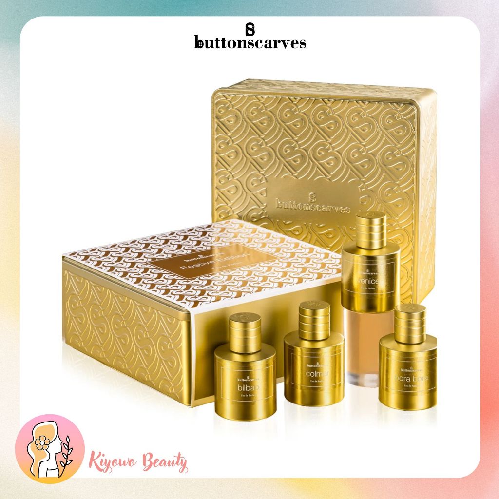 Buttonscarves Beauty Eau De Parfum Parfume EDP No Box Festive Edition Cairo Colmar Bilbao Venice Bor