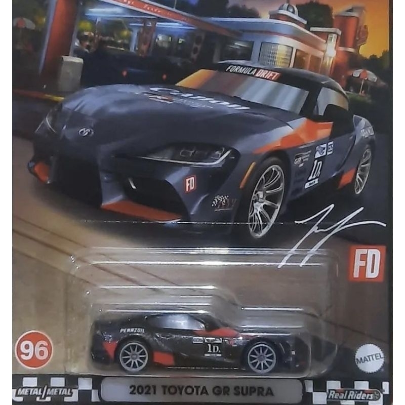 Hotwheels Premium - Boulevard - Toyota Supra ( Black )
